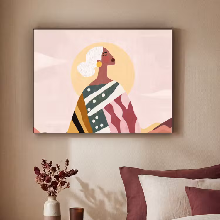 Art Frame - Vrouw - Zon - Kleurrijk — 2