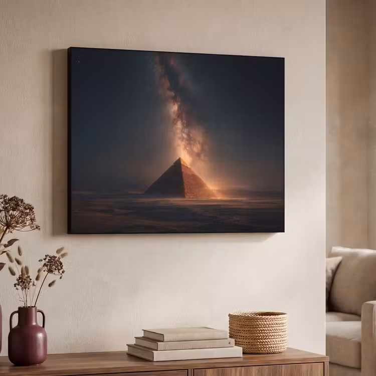 Art Frame - Piramide - Woestijn - Licht — 4