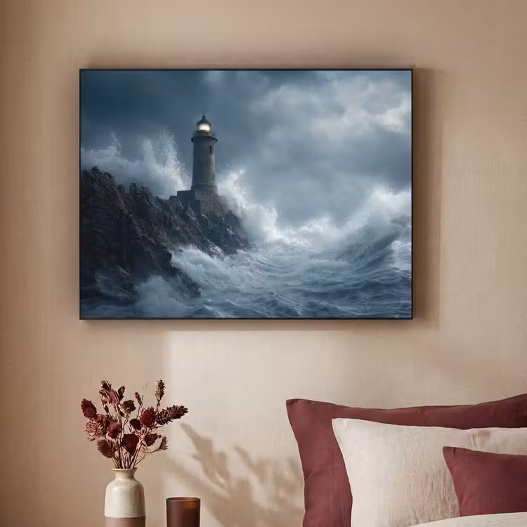 Art Frame - Rotsen - Vuurtoren - Golven - Klliffen — 2