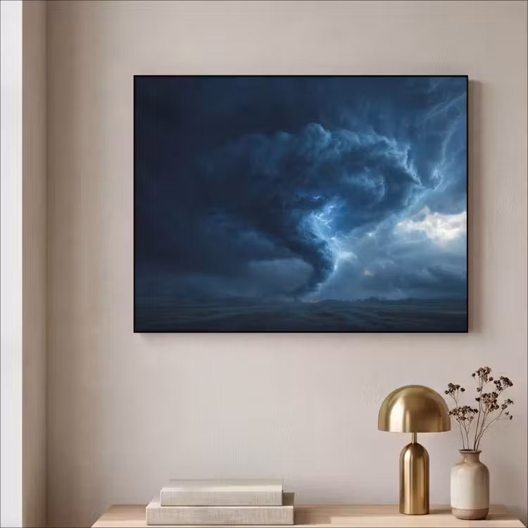 Art Frame - Tornado - Duister - Wolken — 3