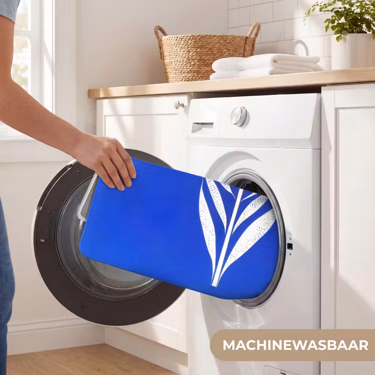 Badmat - Tulp - Minimalistisch - Bladeren - Wit — 7