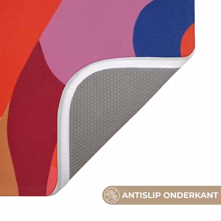 Badmat - Vormen - Bochten - Kleurrijk - Abstract — 3