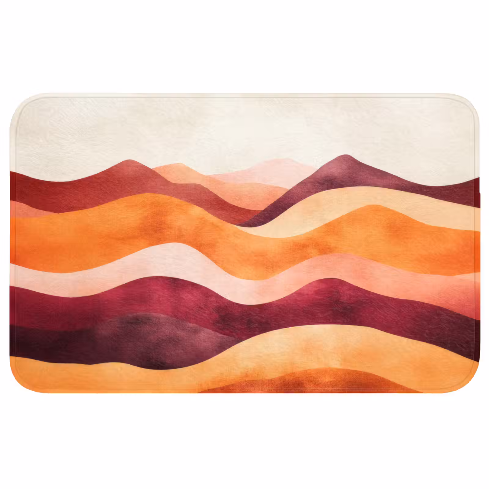Badmat - Abstract - Landschap - Golven — 1