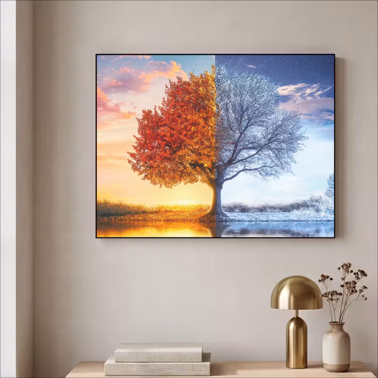 Art Frame - Seizoenen - Kunst - Boom - Herfst - Winter — 3