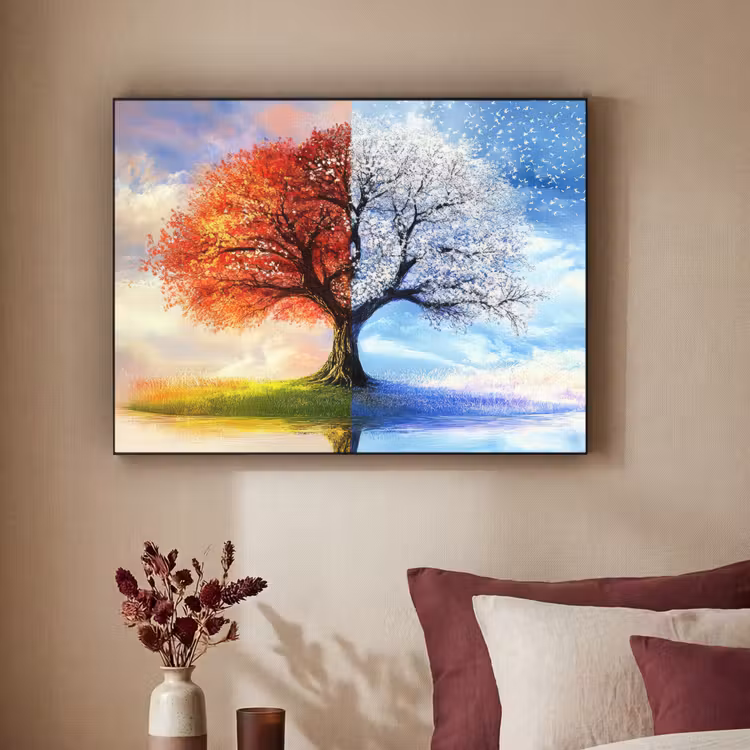 Art Frame - Seizoenen - Kunst - Boom - Winter - Herfst — 2