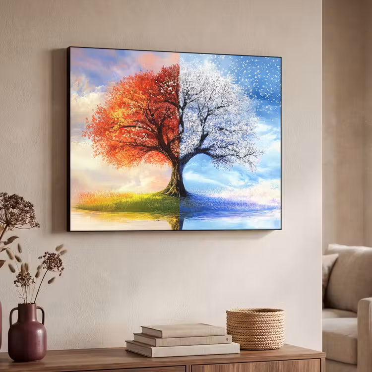 Art Frame - Seizoenen - Kunst - Boom - Winter - Herfst — 4