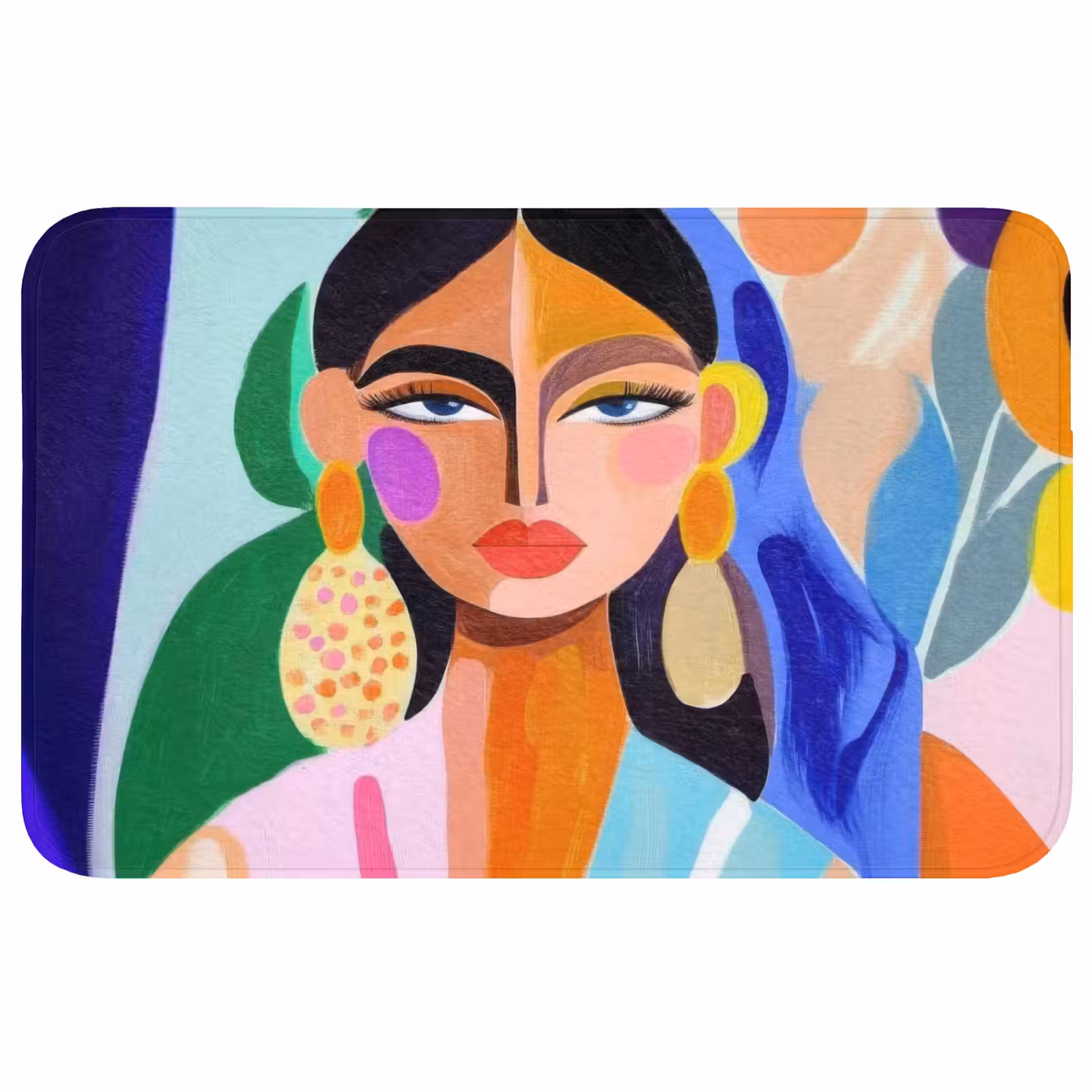 Badmat - Portret - Vrouw - Modern — 1
