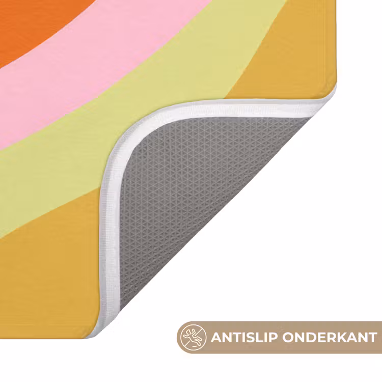 Badmat - Lijnen - Pasteltinten - Golvend — 3