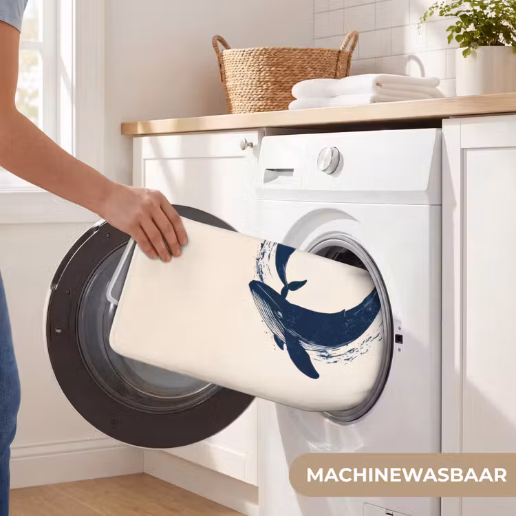 Badmat - Walvissen - Spetters - Cirkel - Donkerblauw — 7