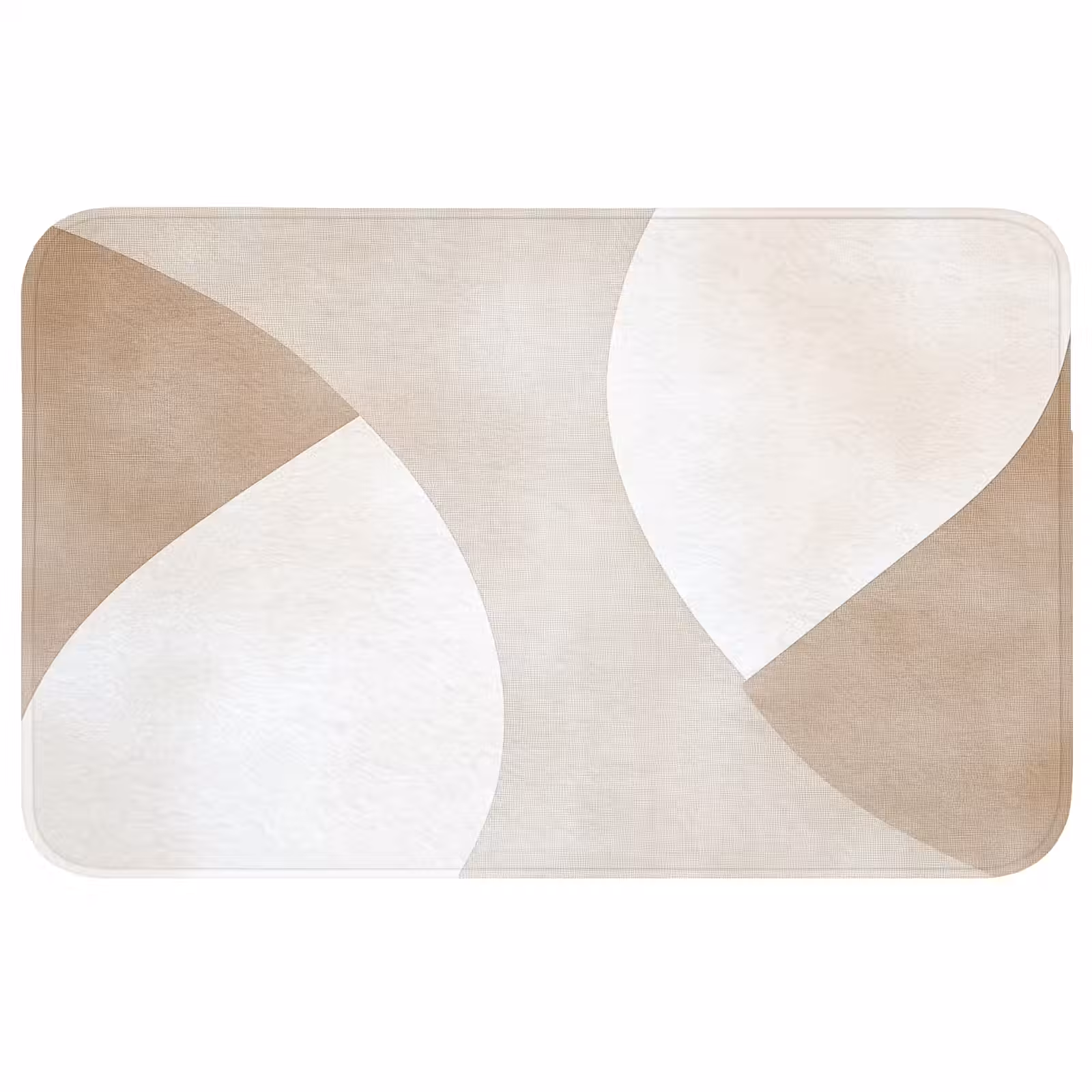 Badmat - Bruin - Japandi - Abstract — 1