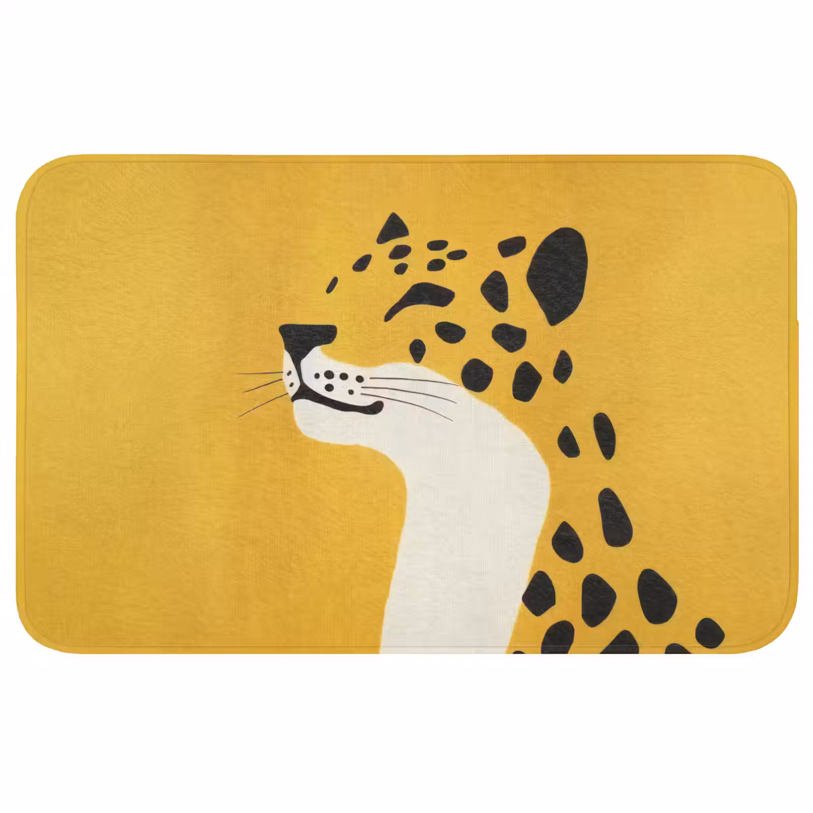 Badmat - Cheetah - Illustratie - Geel — 1