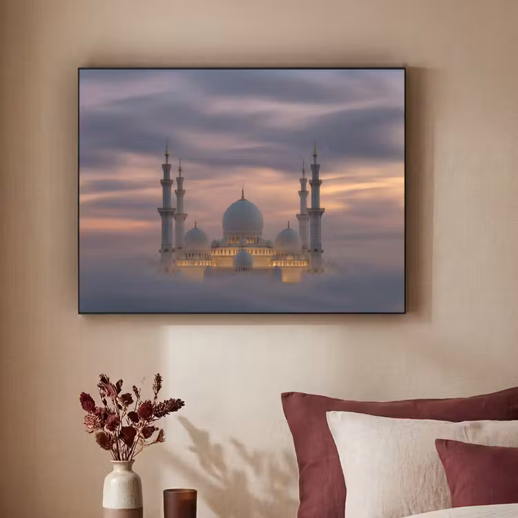 Art Frame - Zonsondergang - Moskee - Wolken - Islamitisch — 2