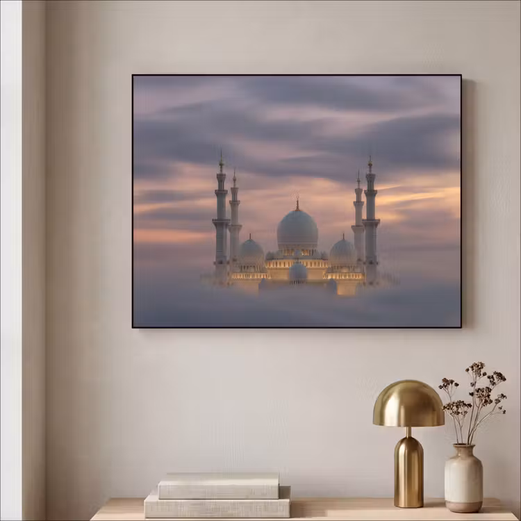 Art Frame - Zonsondergang - Moskee - Wolken - Islamitisch — 3