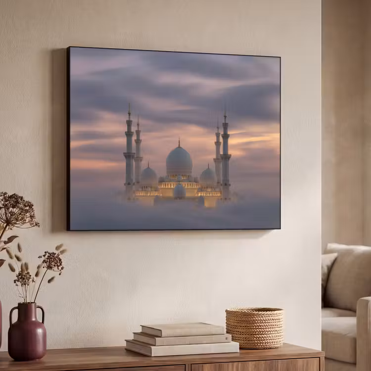Art Frame - Zonsondergang - Moskee - Wolken - Islamitisch — 4