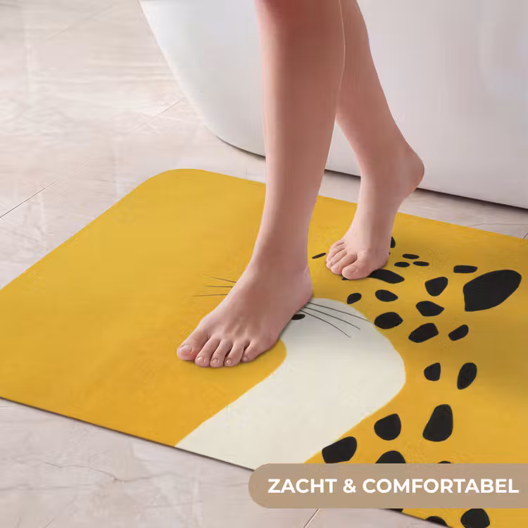 Badmat - Cheetah - Illustratie - Geel — 5