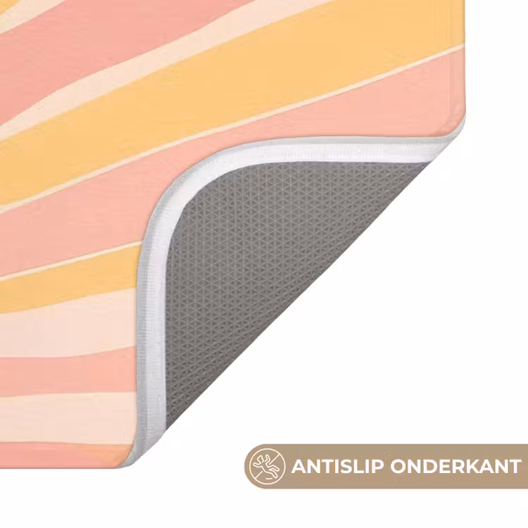 Badmat - Illustratie - Zon - Pastelkleuren — 3