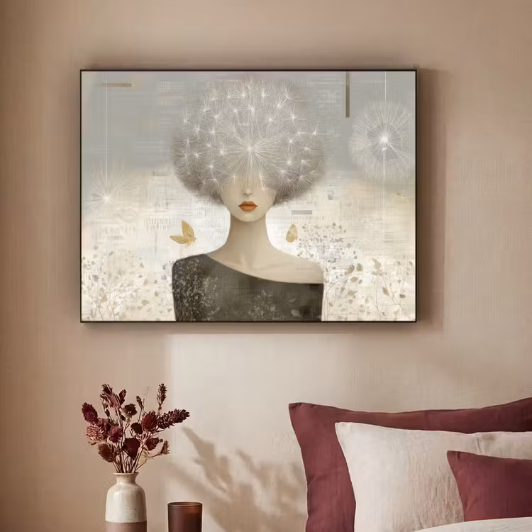 Art Frame - Pluis - Vrouw - Beige — 2