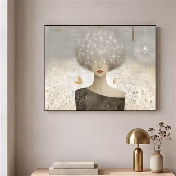 Art Frame - Pluis - Vrouw - Beige — 3
