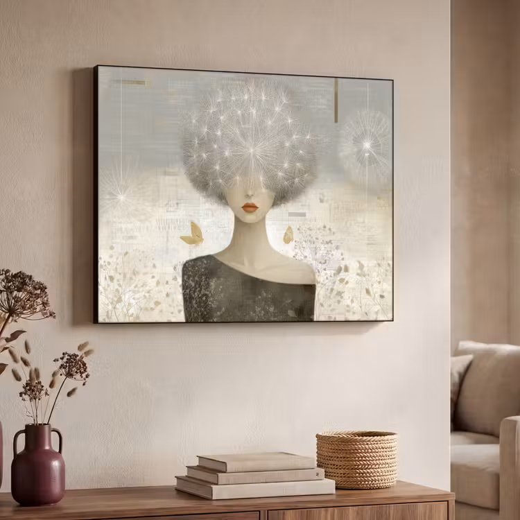 Art Frame - Pluis - Vrouw - Beige — 4