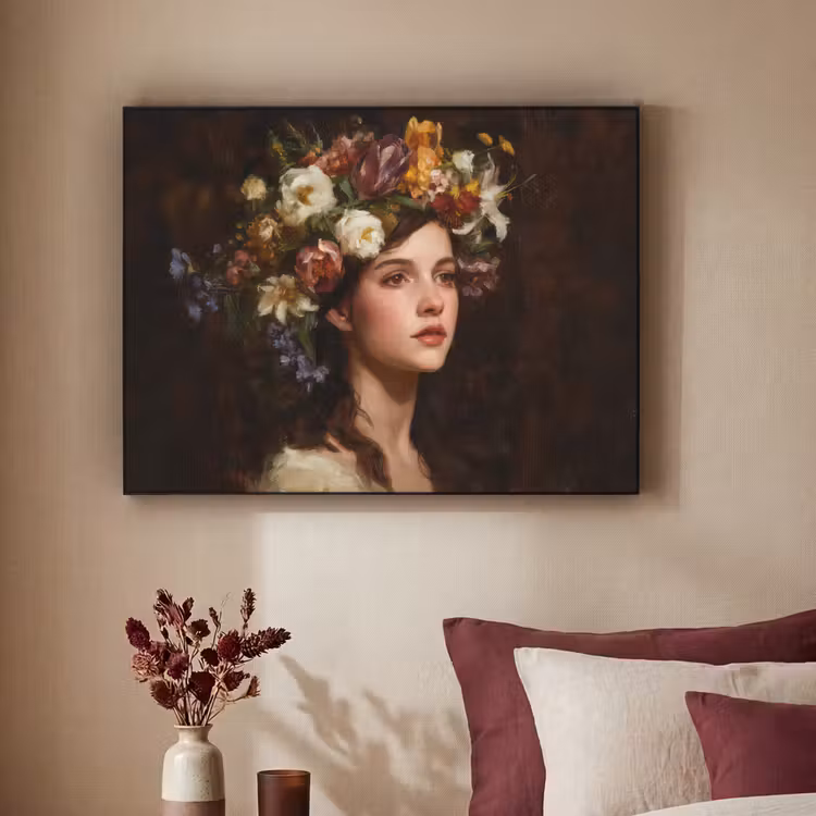 Art Frame - Portret - Vrouw - Bloemen — 2