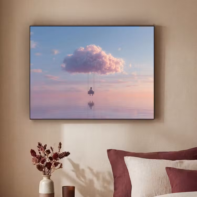 Art Frame - Wolk - Schommel - Kleurrijke lucht — 2