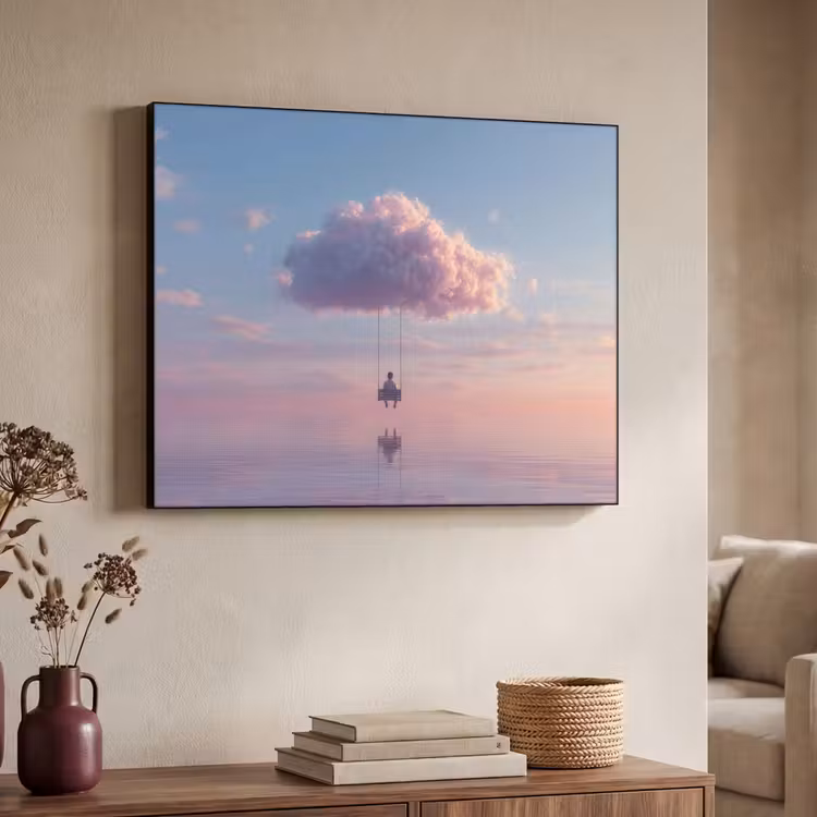 Art Frame - Wolk - Schommel - Kleurrijke lucht — 4