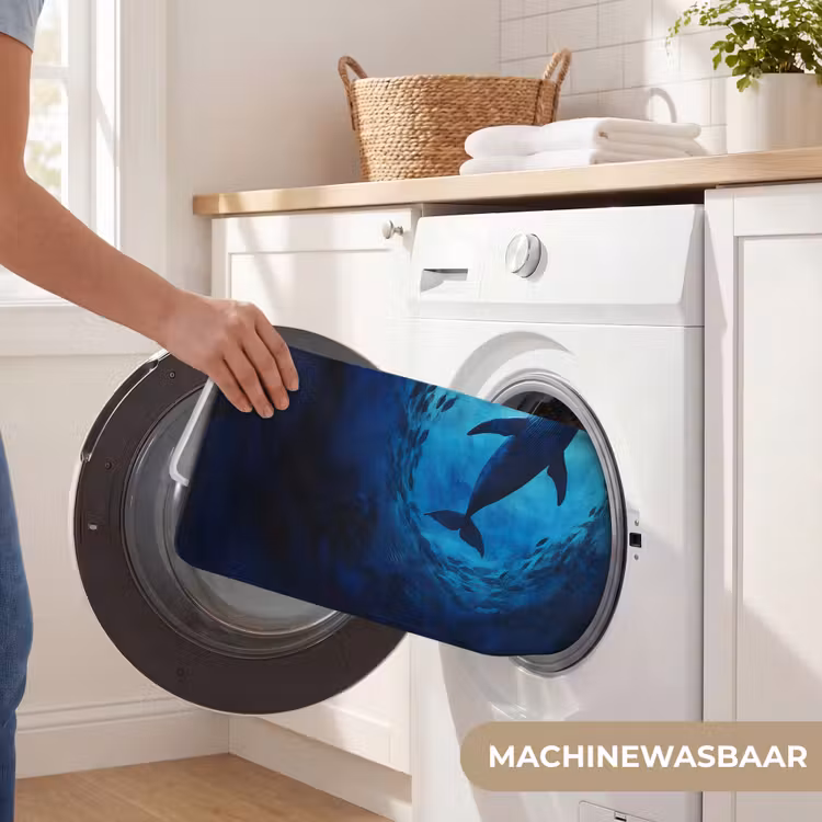Badmat - Walvis - Vissen - Donkerblauw — 7