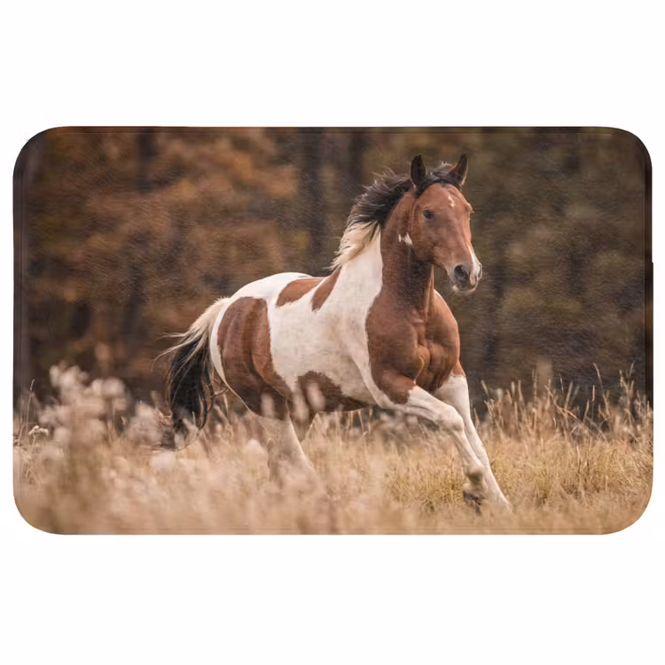 Badmat - Paard - Bruin - Gras — 1