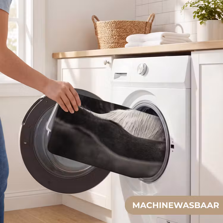 Badmat - Paarden - Zwart - Wit - Kudde — 7