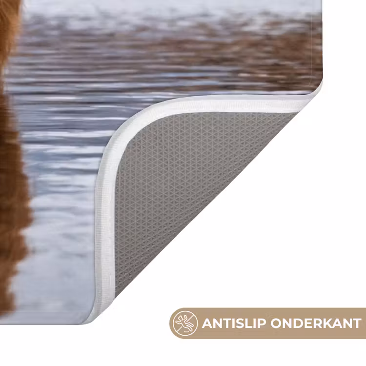 Badmat - Schotse hooglander - Bruin - Water — 3