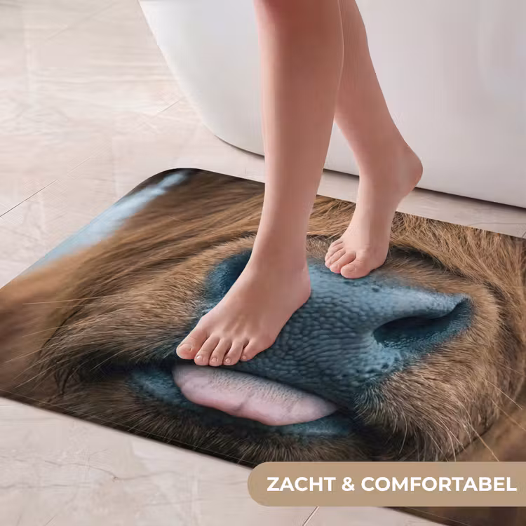 Badmat - Schotse hooglander - Neus - Bruin — 5