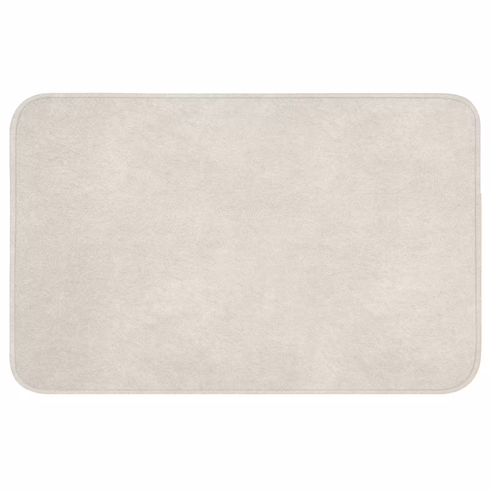 Badmat - Zandkleurig - Modern - Egaal — 1