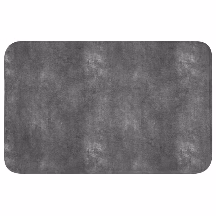 Badmat - Donkergrijs - Ruw - Beton — 1
