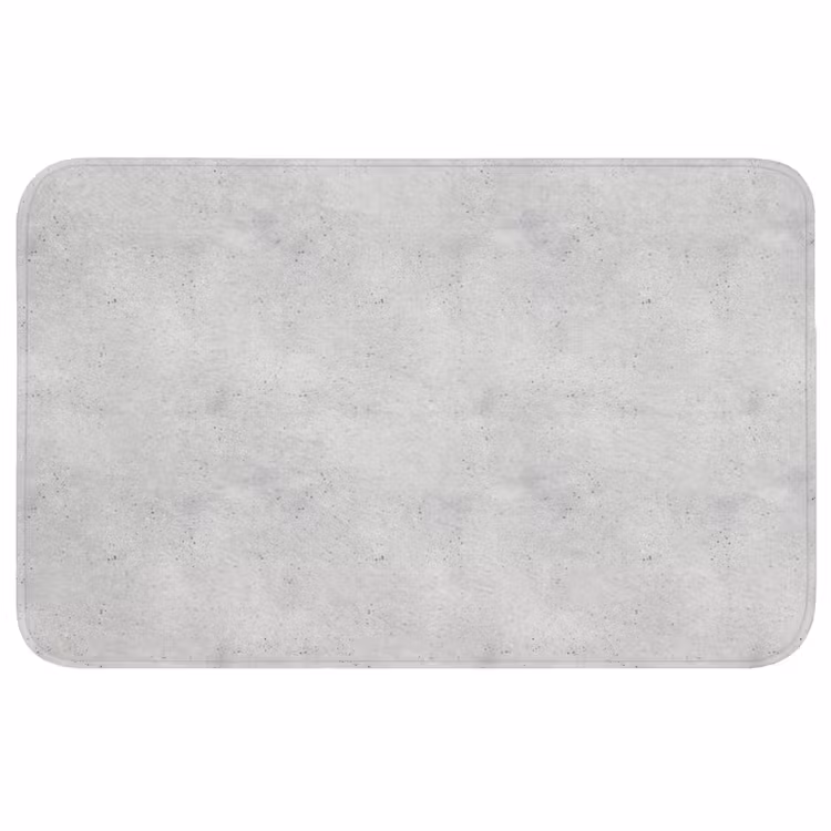 Badmat - Grijs - Beton - Neutraal — 1