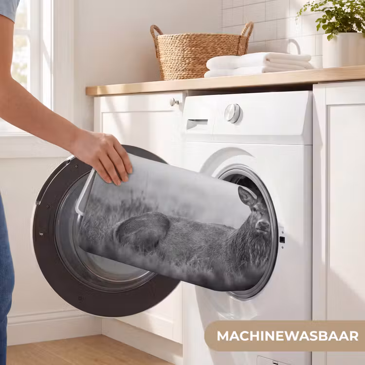 Badmat - Hert - Mistig - Zwart - Wit — 7