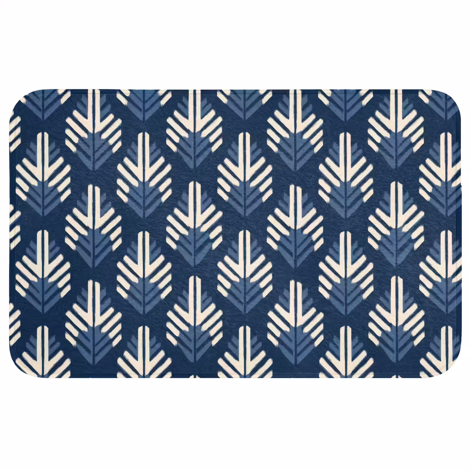 Badmat - Modern - Patroon - Blauw — 1