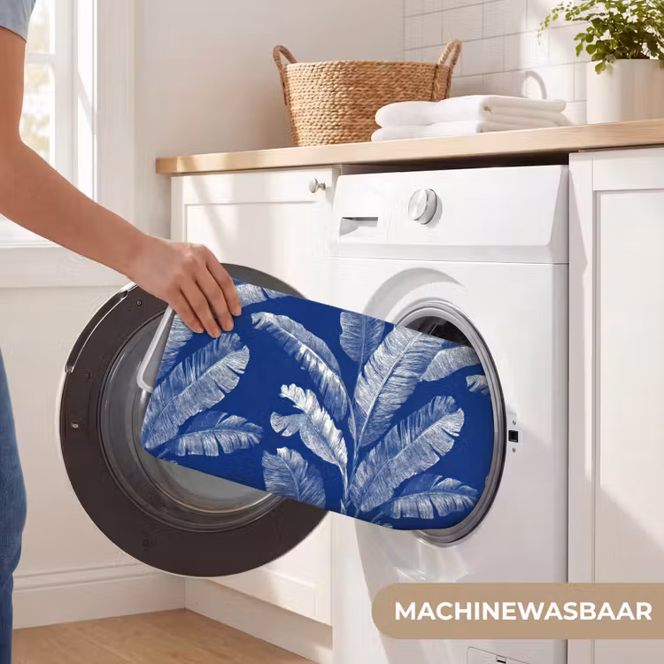 Badmat - Blad - Palm - Blauw — 7
