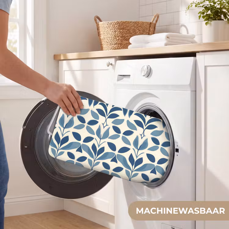 Badmat - Flora - Modern - Blauw — 7