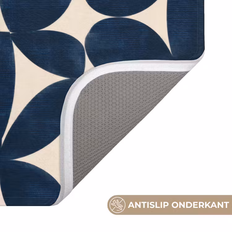 Badmat - Modern - Geometrisch - Blauw — 3