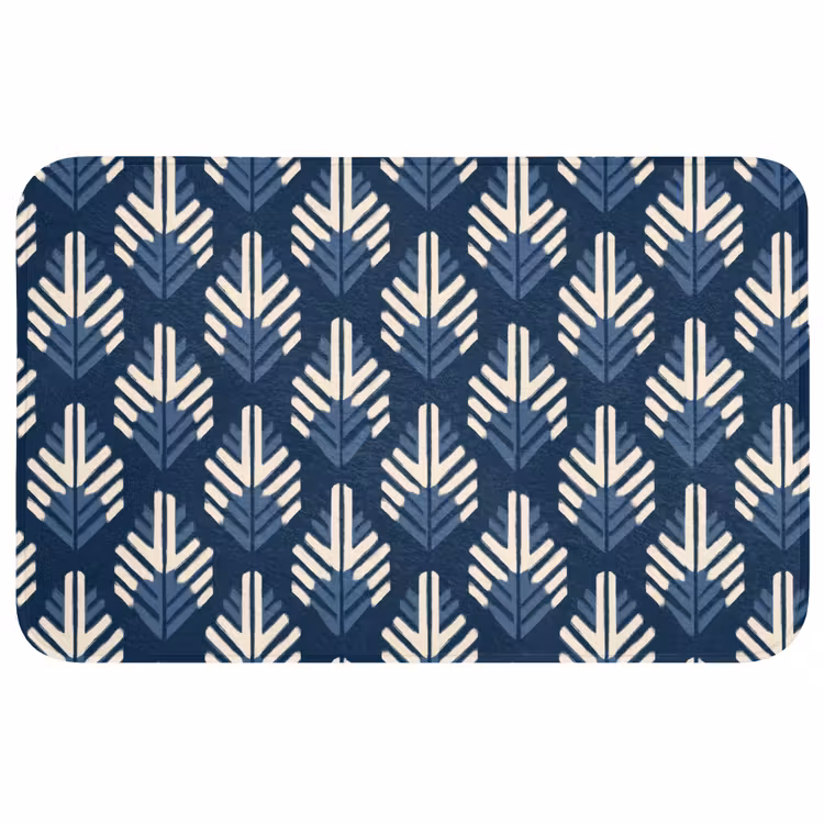 Badmat - Modern - Patroon - Blauw — 1