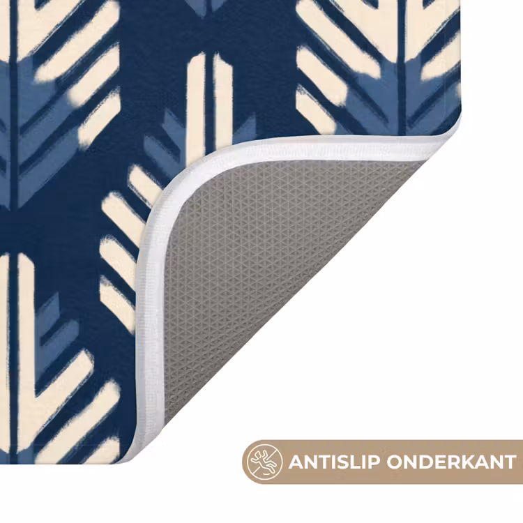 Badmat - Modern - Patroon - Blauw — 3