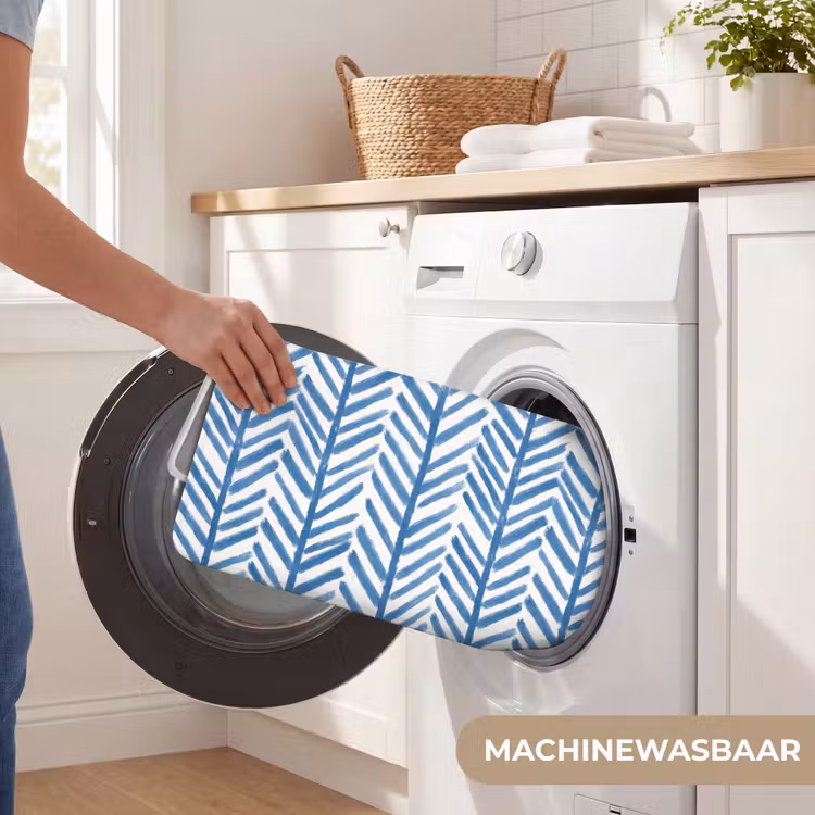 Badmat - Patroon - Streep - Blauw — 7