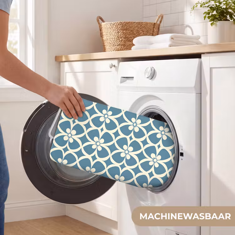 Badmat - Patroon - Symmetrisch - Blauw — 7
