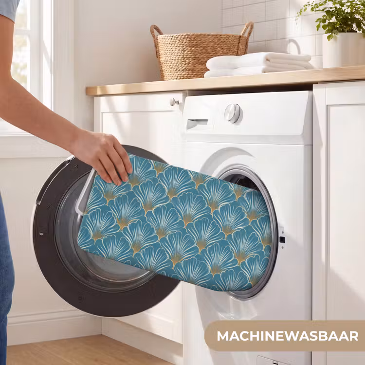 Badmat - Symmetrisch - Patroon - Blauw — 7