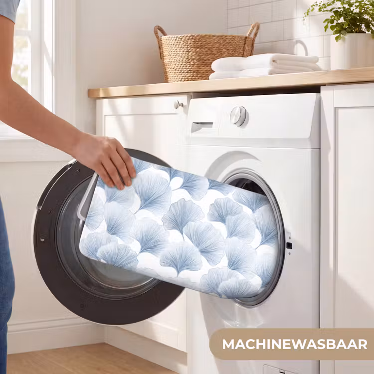 Badmat - Waaier - Modern - Blauw — 7