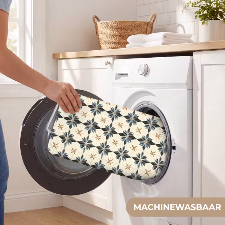 Badmat - Sierlijk - Ornament - Blauw — 7