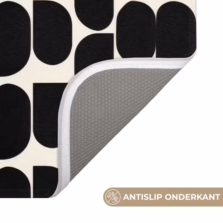 Badmat - Modern - Patroon - Zwart — 3