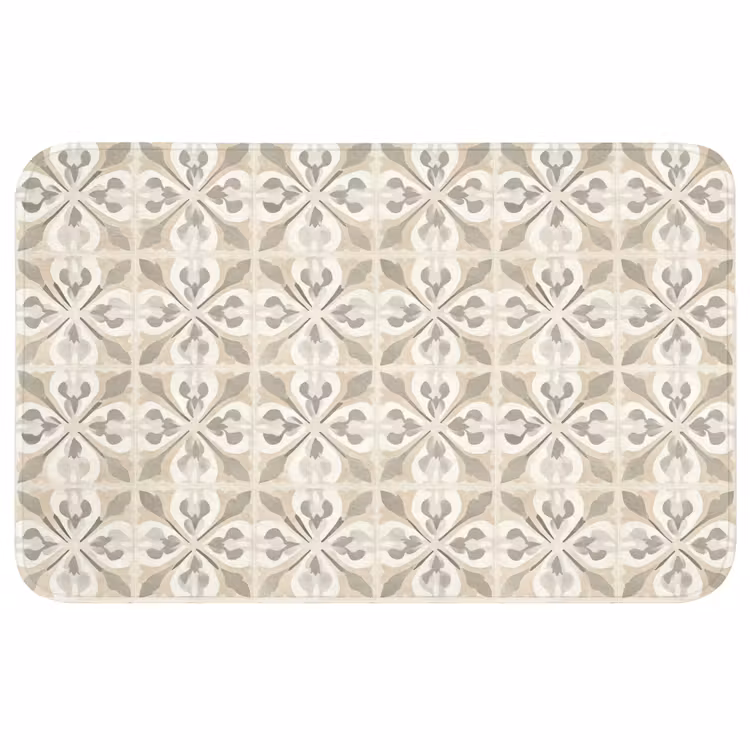 Badmat - Tegel - Motief - Beige — 1