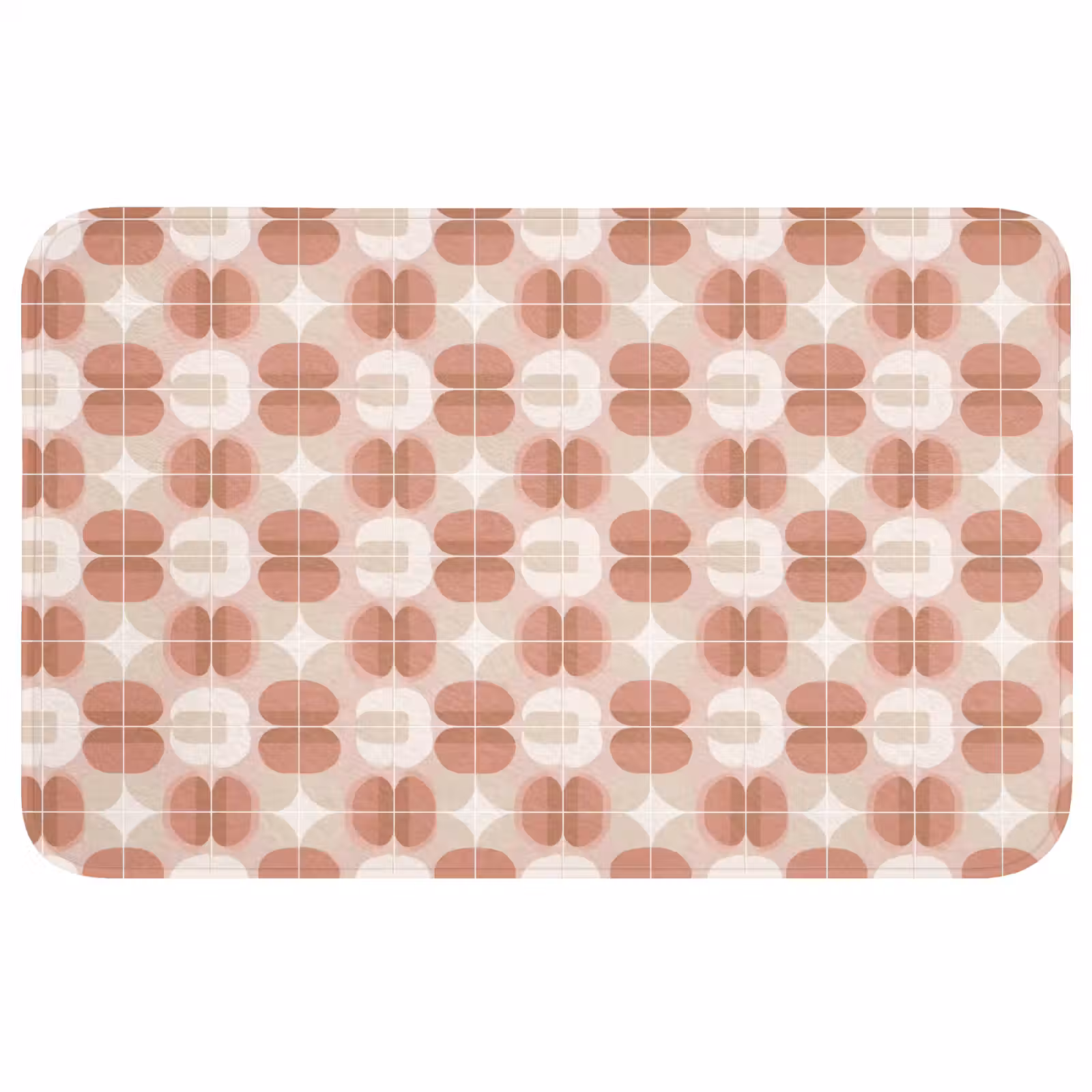 Badmat - Retro - Klassiek - Roze — 1