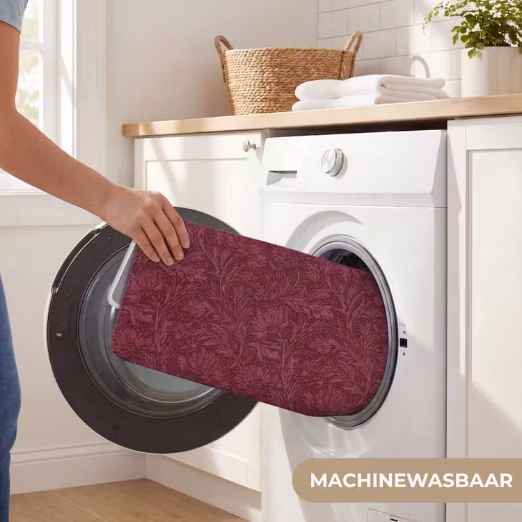 Badmat - Bladeren - Patroon - Paars — 7